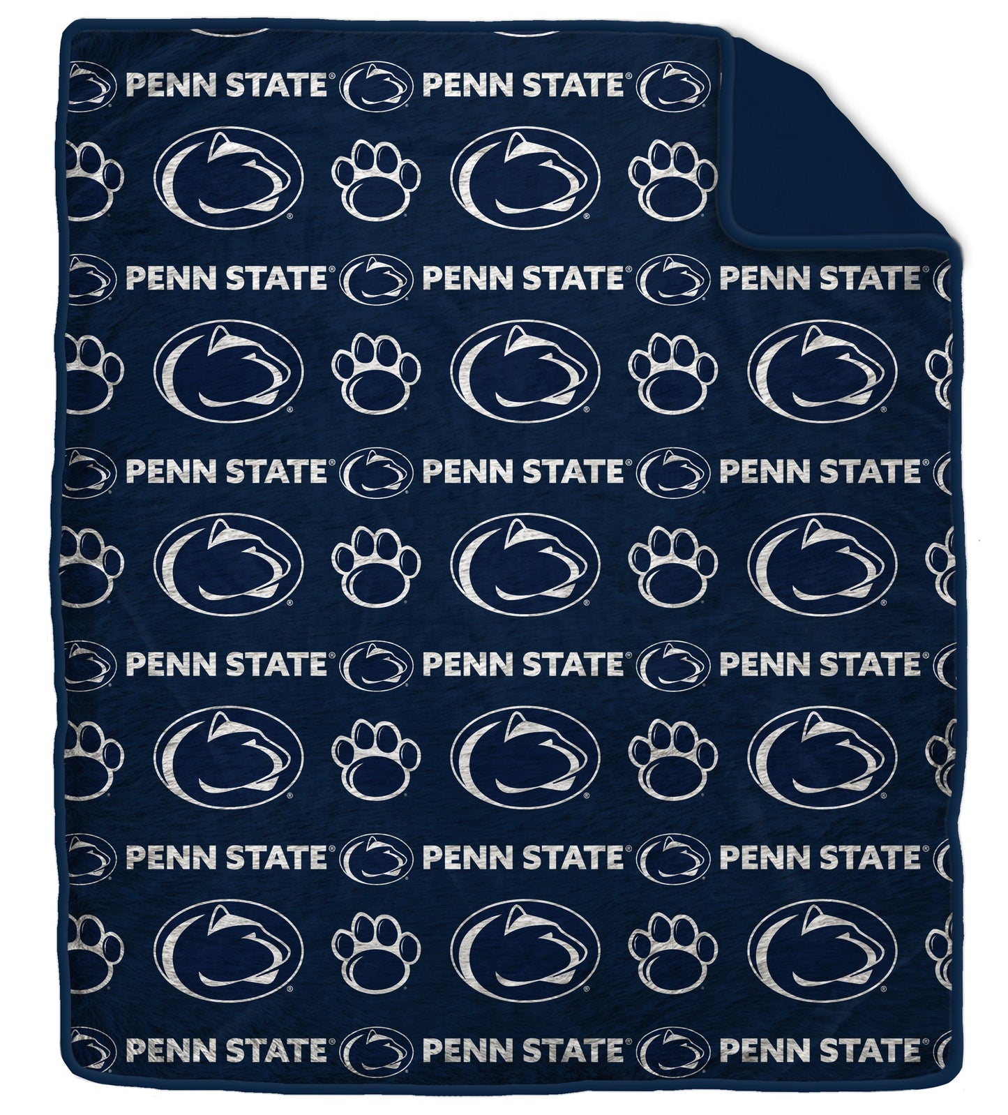 NCAA Tonal Wordmark 60x70 Faux Fur Blanket