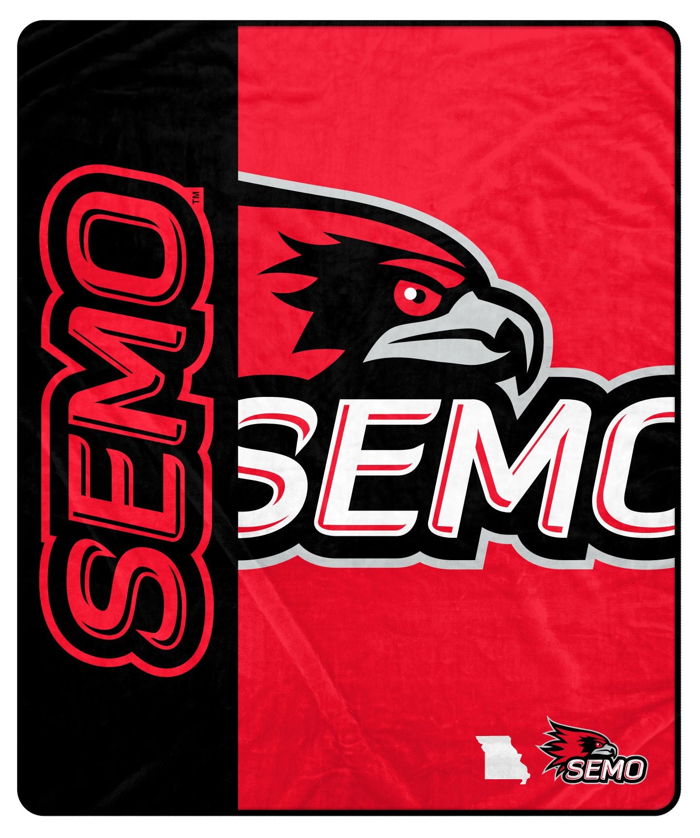 NCAA Endzone Ultra Soft Tailgate Throw