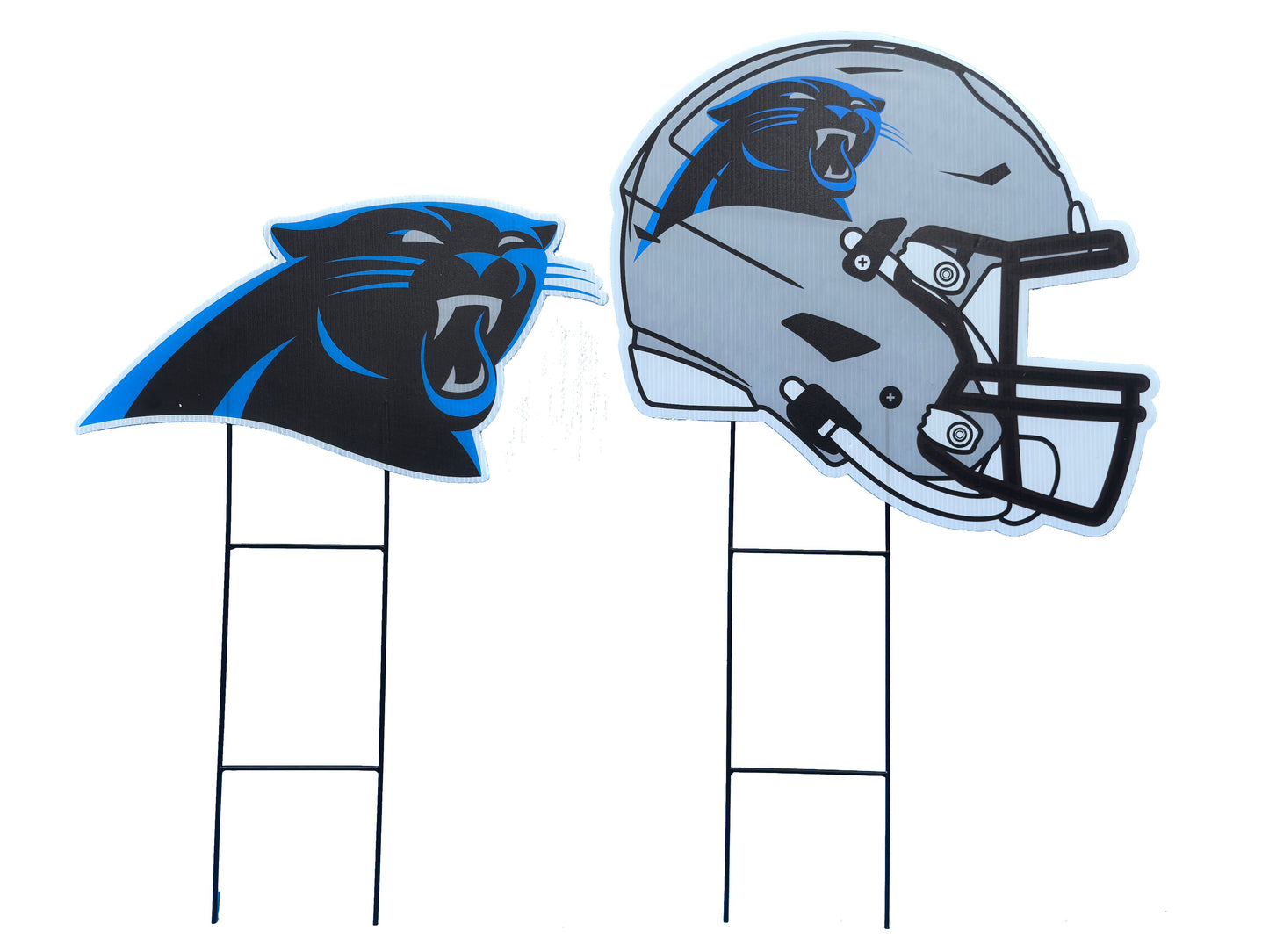 NFL Logo and Helmet 2 Pack Yard Sign Set