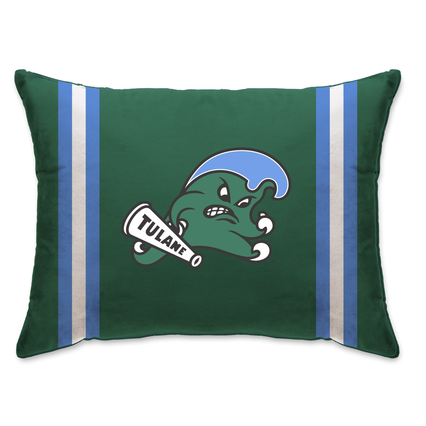 NCAA Standard Stripe Logo Bed Pillow