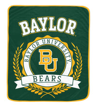 Load image into Gallery viewer, NCAA University Crest 50x60 Ultra Soft Blanket
