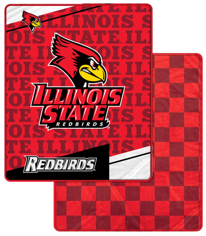 NCAA Diagonal Ghost Checker 60x70 Blanket