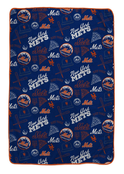 MLB City Script 60x90 Ultra Cozy Blanket