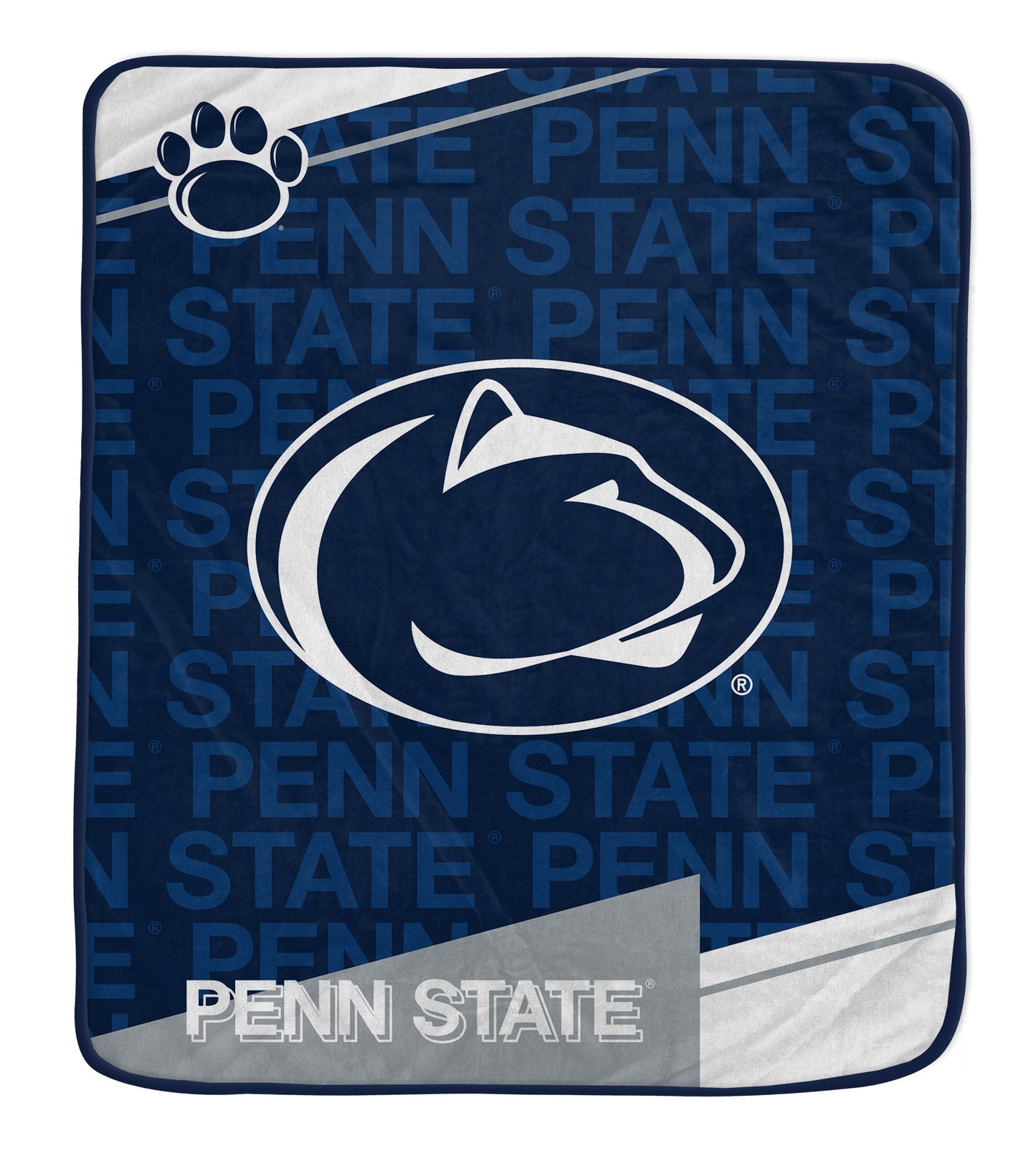 NCAA Diagonal Ghost Ultra Soft 50x60 Blanket