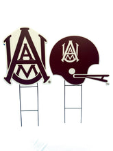 Load image into Gallery viewer, NCAA Logo and Helmet 2 Pack Yard Sign Set
