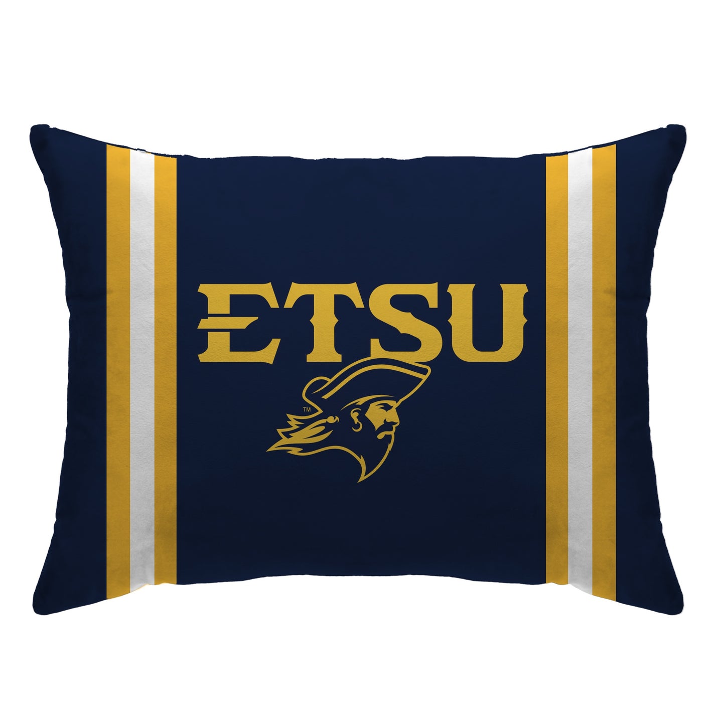 NCAA Standard Stripe Logo Bed Pillow
