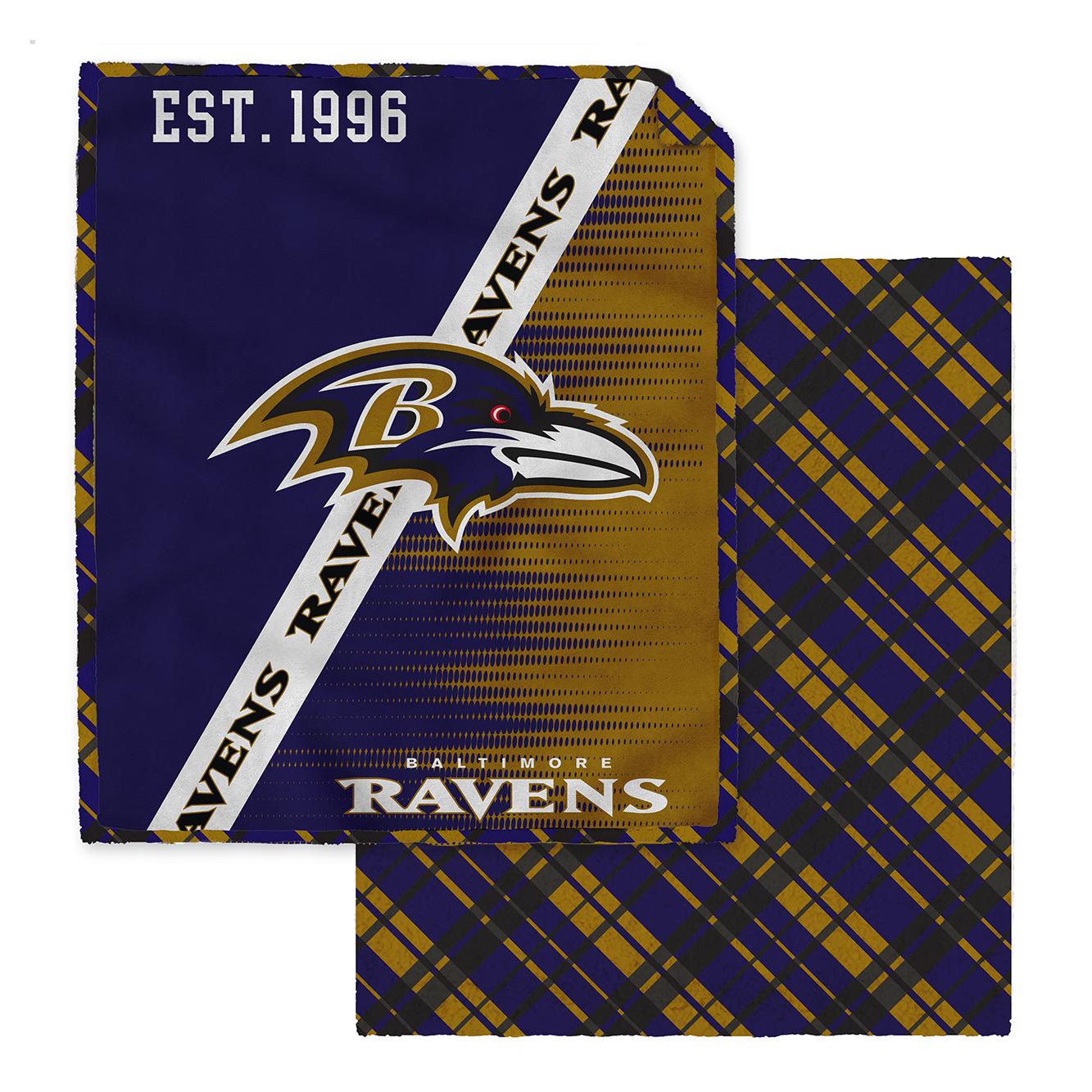 NFL Digital Dash 2 Sided Checkered 60x80 Blanket
