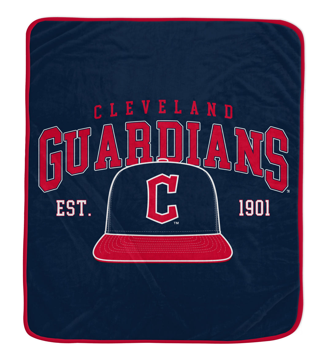 MLB Vintage Arch Block Ultra Soft 50x60 Throw Blanket