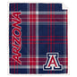 NCAA Playmaker Plaid Ultra Cozy Sherpa Throw