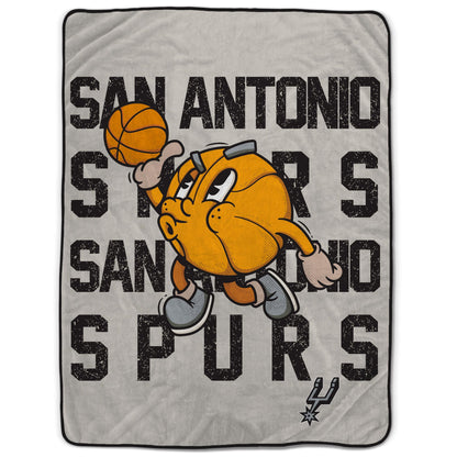 NBA Cartoon Basketball 60x80 Ultra Cozy Blanket