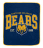 NCAA Vintage Arch Block Ultra Soft 50x60 Throw Blanket