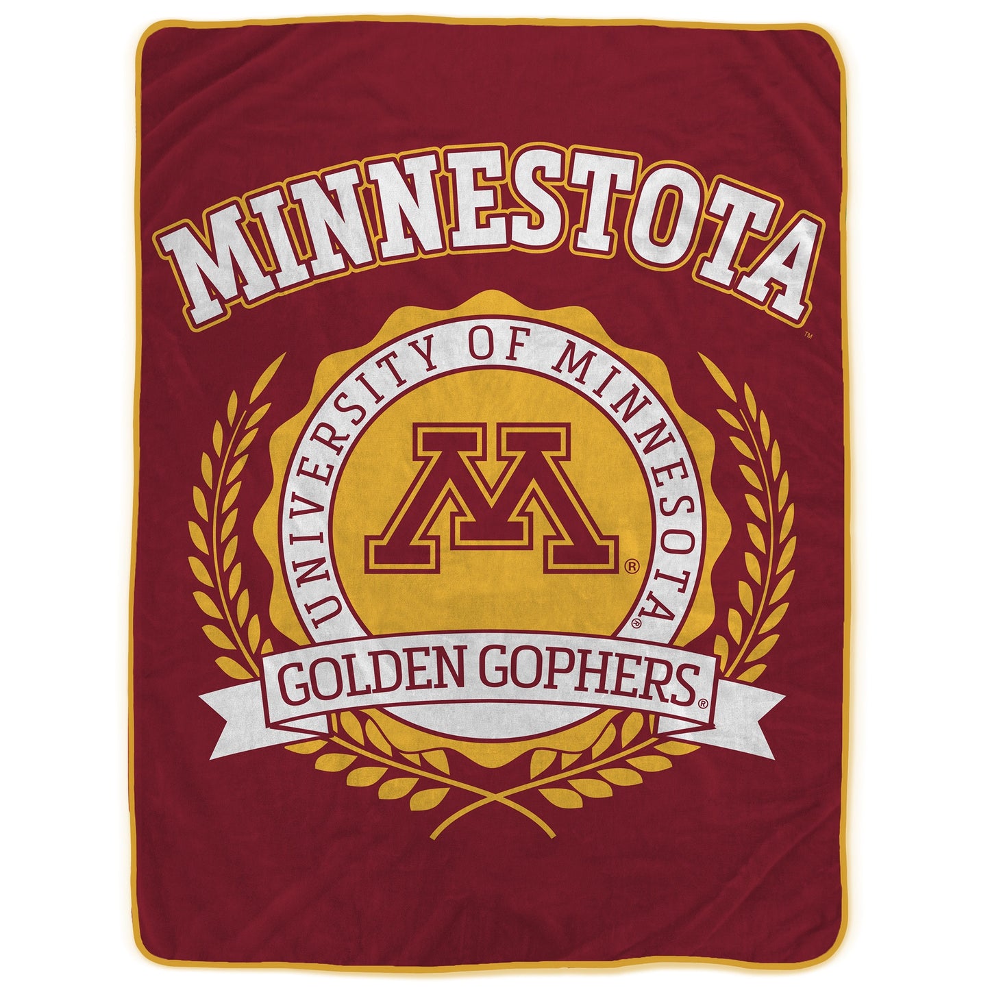 NCAA University Crest 50x60 Ultra Soft Blanket