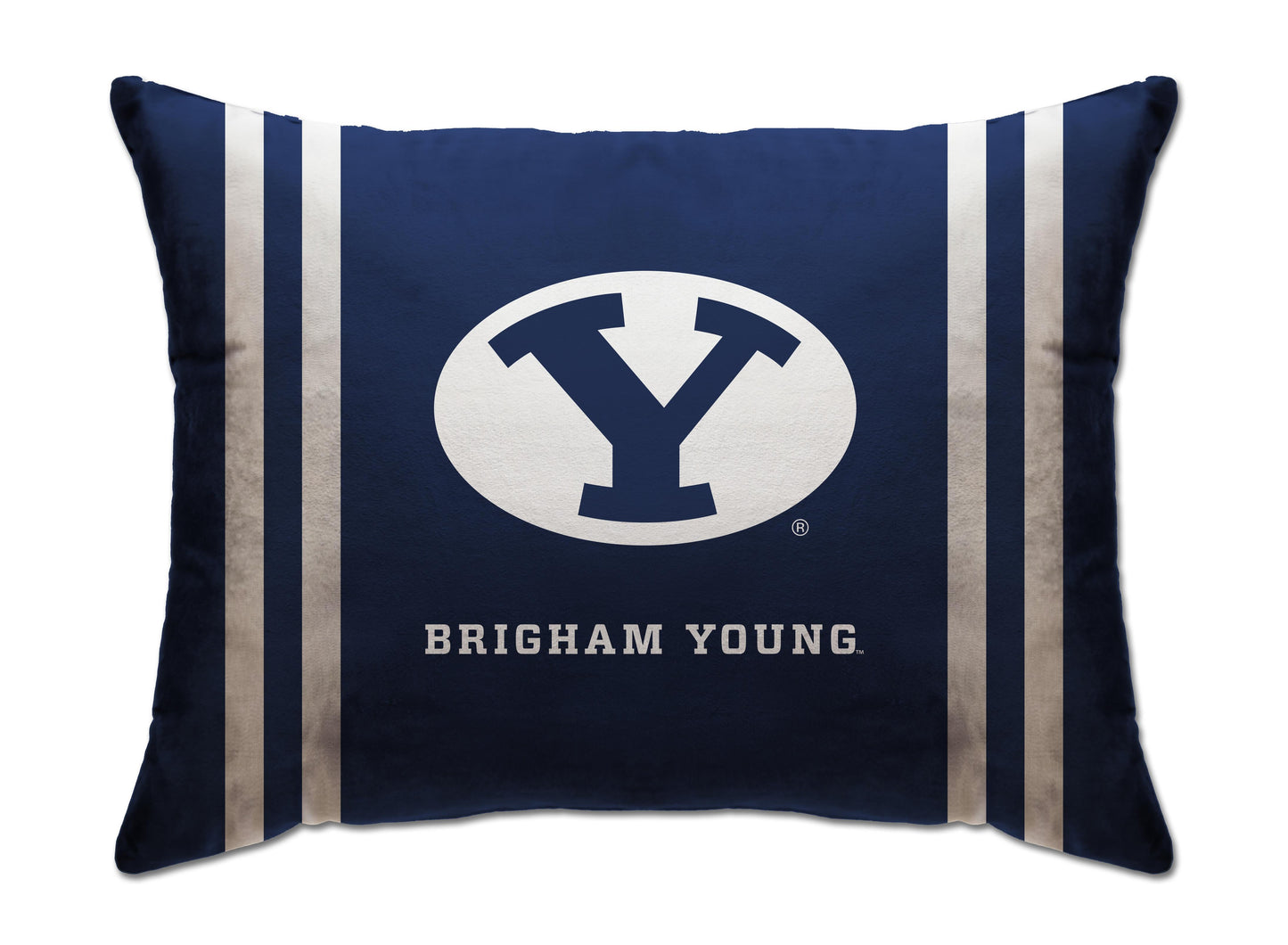 NCAA Standard Stripe Logo Bed Pillow