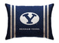NCAA Standard Stripe Logo Bed Pillow