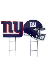 Load image into Gallery viewer, NFL Logo and Helmet 2 Pack Yard Sign Set
