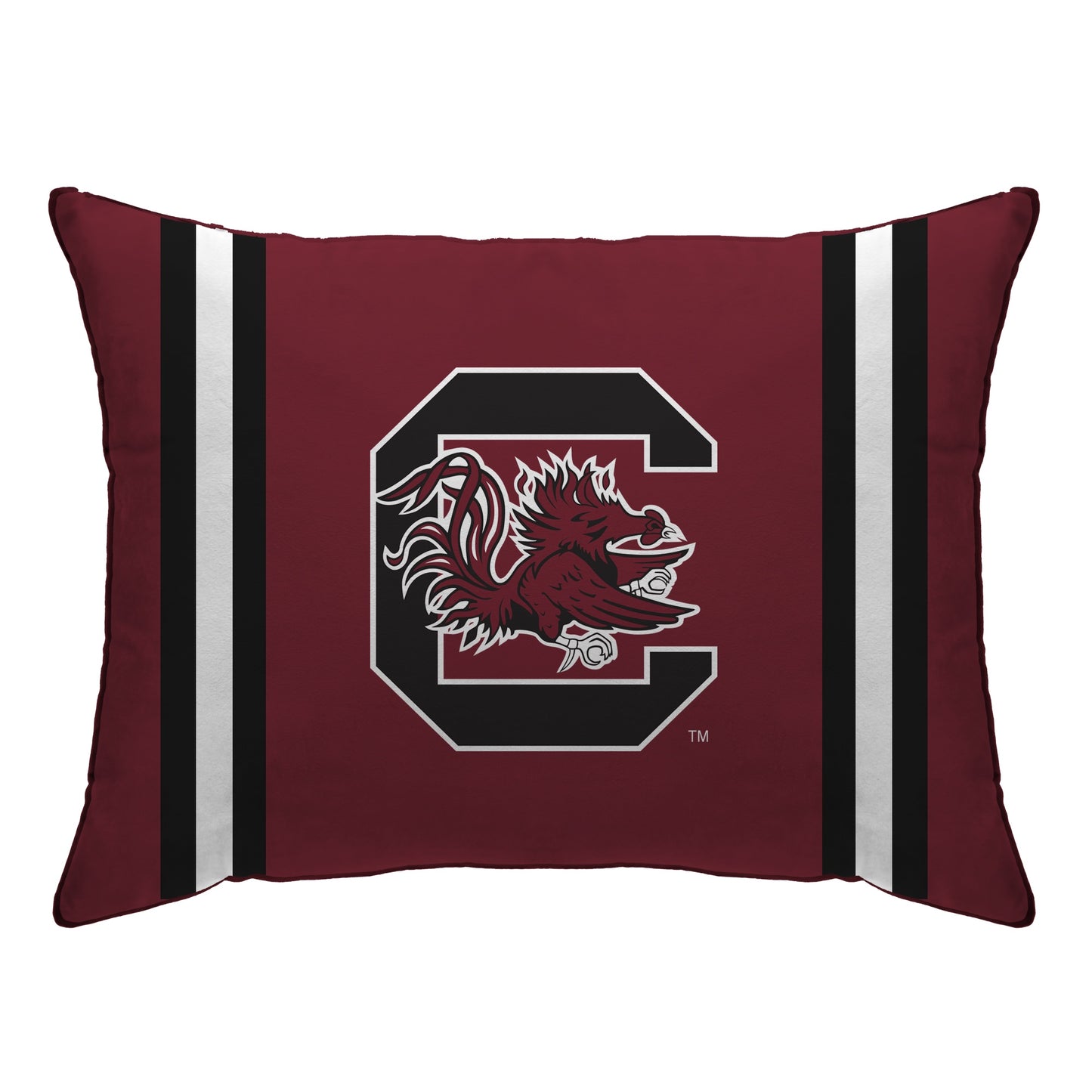 NCAA Standard Stripe Logo Bed Pillow