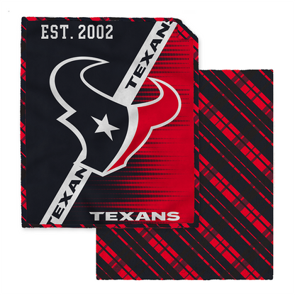 NFL Digital Dash 2 Sided Checkered 60x80 Blanket