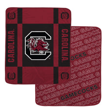 Load image into Gallery viewer, NCAA Reverse Block Double Sided 60x70 Ultra Cozy Blanket
