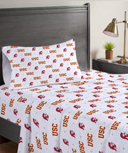 Load image into Gallery viewer, NCAA Small X Twin Sheet Set
