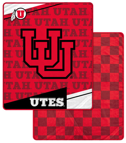 NCAA Diagonal Ghost Checker 60x70 Blanket