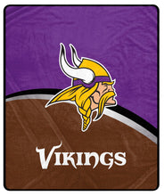 Load image into Gallery viewer, NFL Gameball Ultra Soft Tailgate Throw
