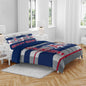 NCAA Heathered Stripe 3 PC Queen Bed in a Bag