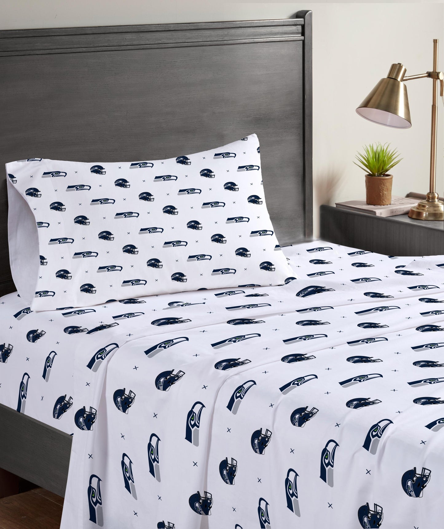 NFL Small X Twin Sheet Set