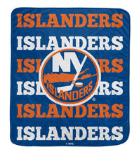 Load image into Gallery viewer, NHL Repeat Refresh 60x70 Wordmark Blanket
