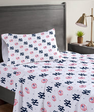 Load image into Gallery viewer, MLB Small X Twin Sheet Set
