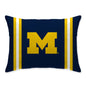 NCAA Standard Stripe Logo Bed Pillow
