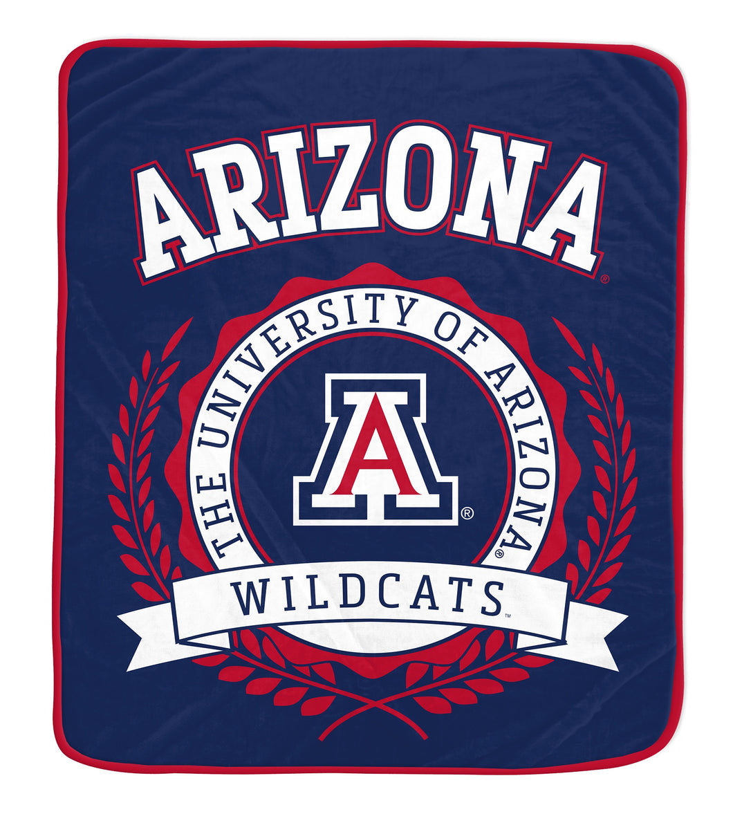 NCAA University Crest 50x60 Ultra Soft Blanket