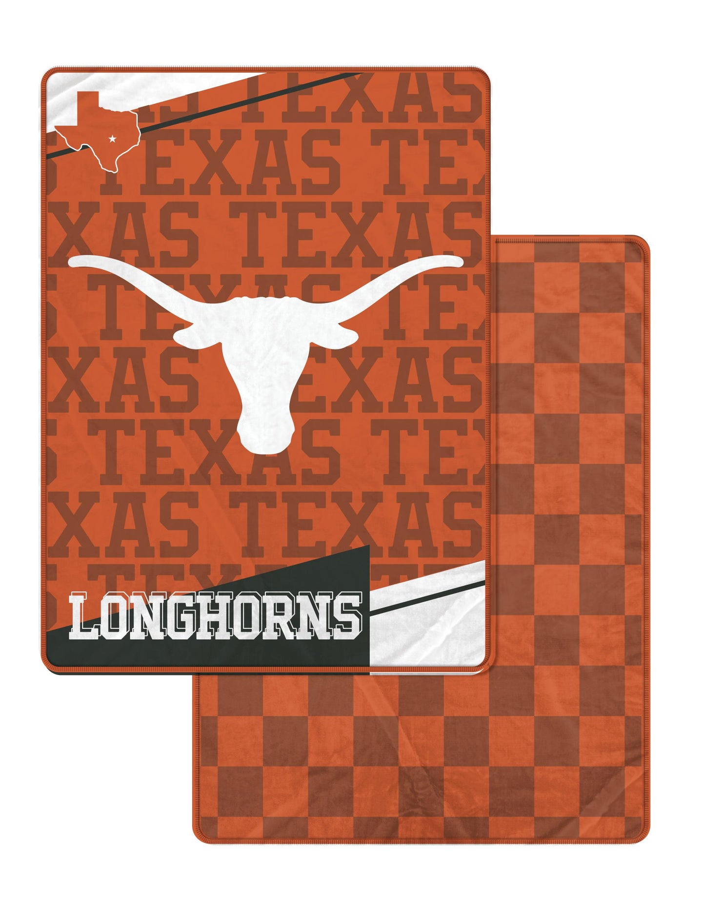 NCAA Diagonal Ghost Checker 60x70 Blanket