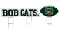 NCAA Wordmark & Football 3 Pack Yard Sign Set