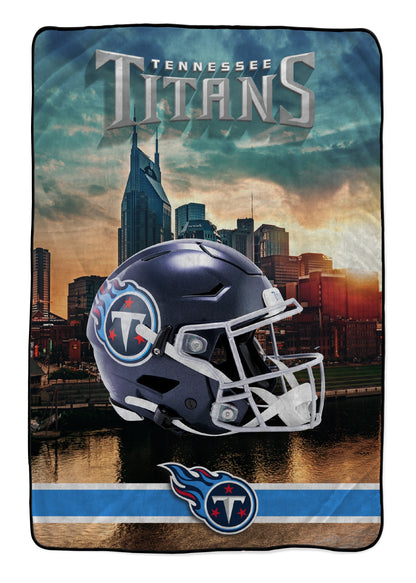 NFL Skyline Series Helmet 66x95 Oversized Blanket