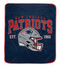NFL Vintage Arch Block Ultra Soft 50x60 Throw Blanket