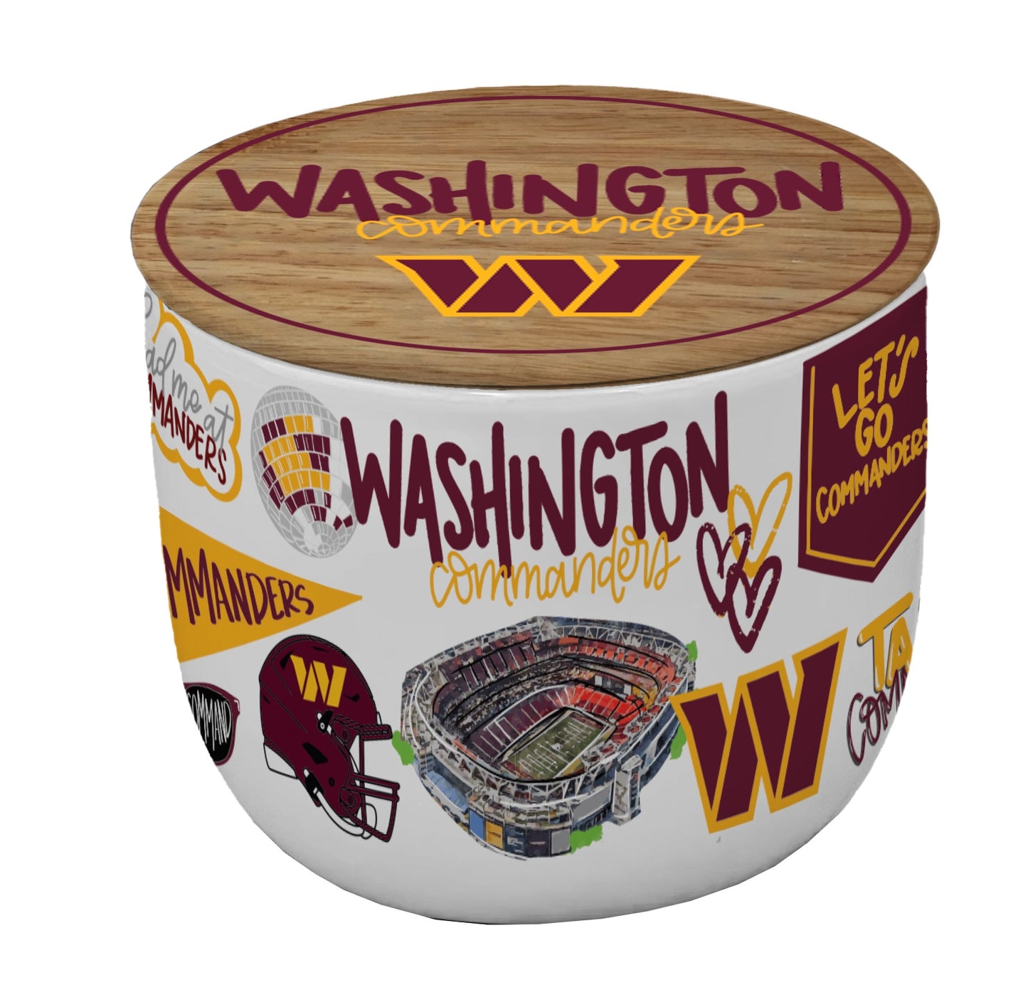NFL Loco Fan 16oz Ceramic Candle