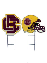 Load image into Gallery viewer, NCAA Logo and Helmet 2 Pack Yard Sign Set
