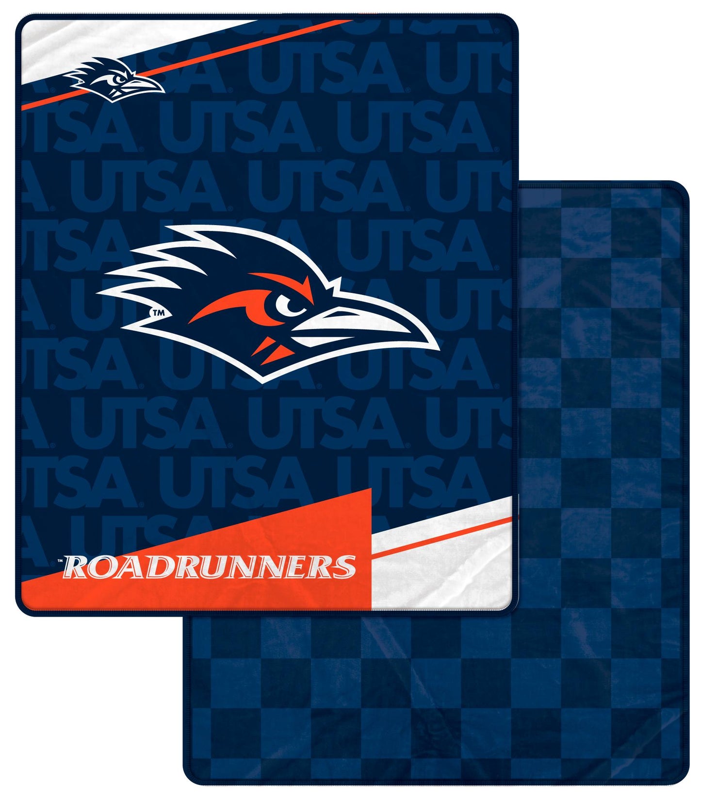 NCAA Diagonal Ghost Checker 60x70 Blanket