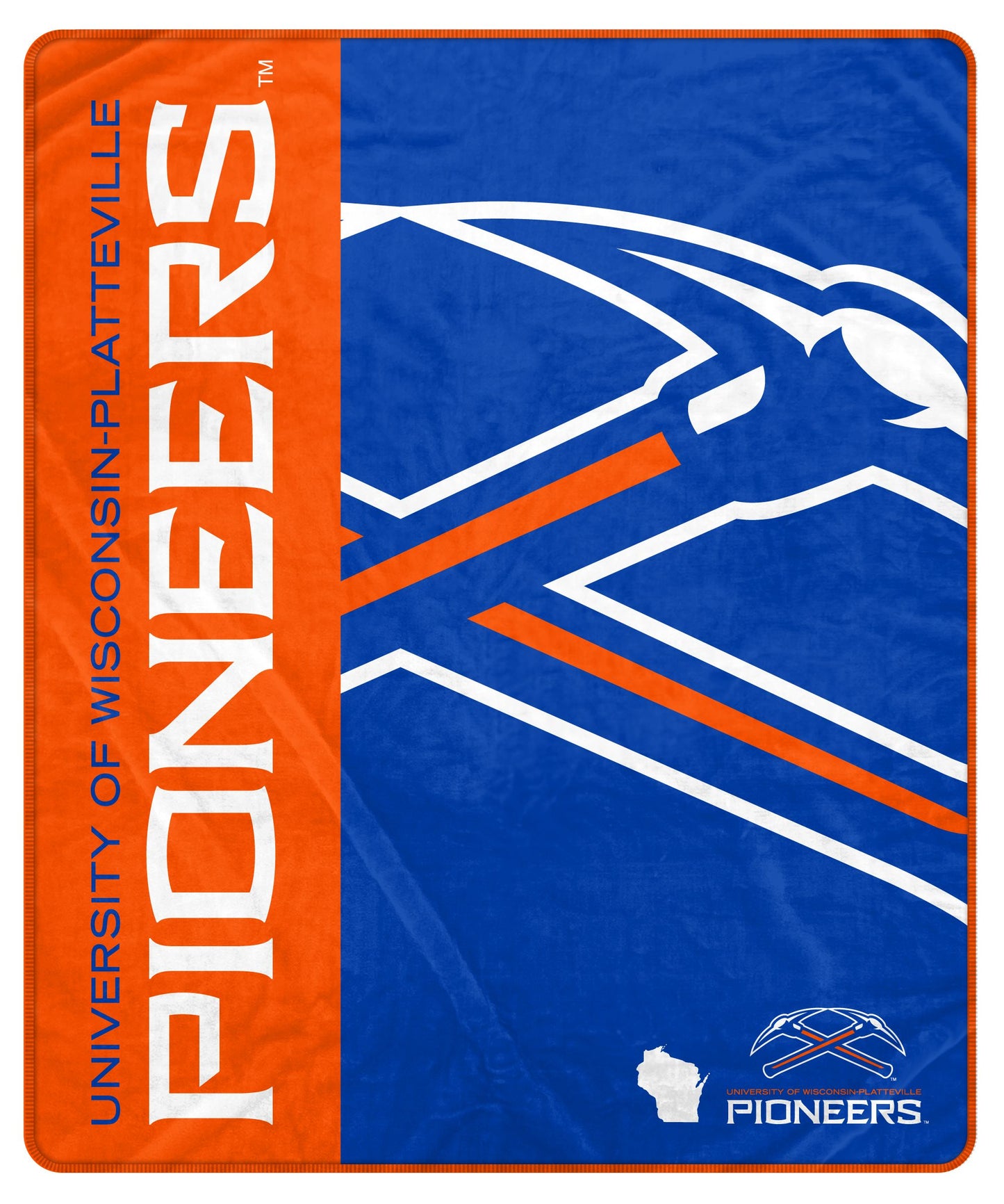 NCAA Endzone Ultra Soft Tailgate Throw