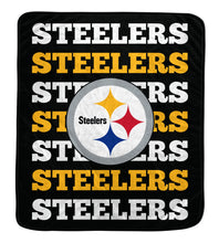 Load image into Gallery viewer, NFL Repeat Refresh 60x70 Wordmark Blanket
