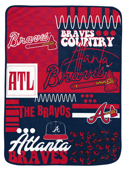 MLB Loco Check Cozy 66x95 Oversized Blanket