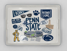 Load image into Gallery viewer, NCAA Loco Fan Large Serving Tray w/Handles
