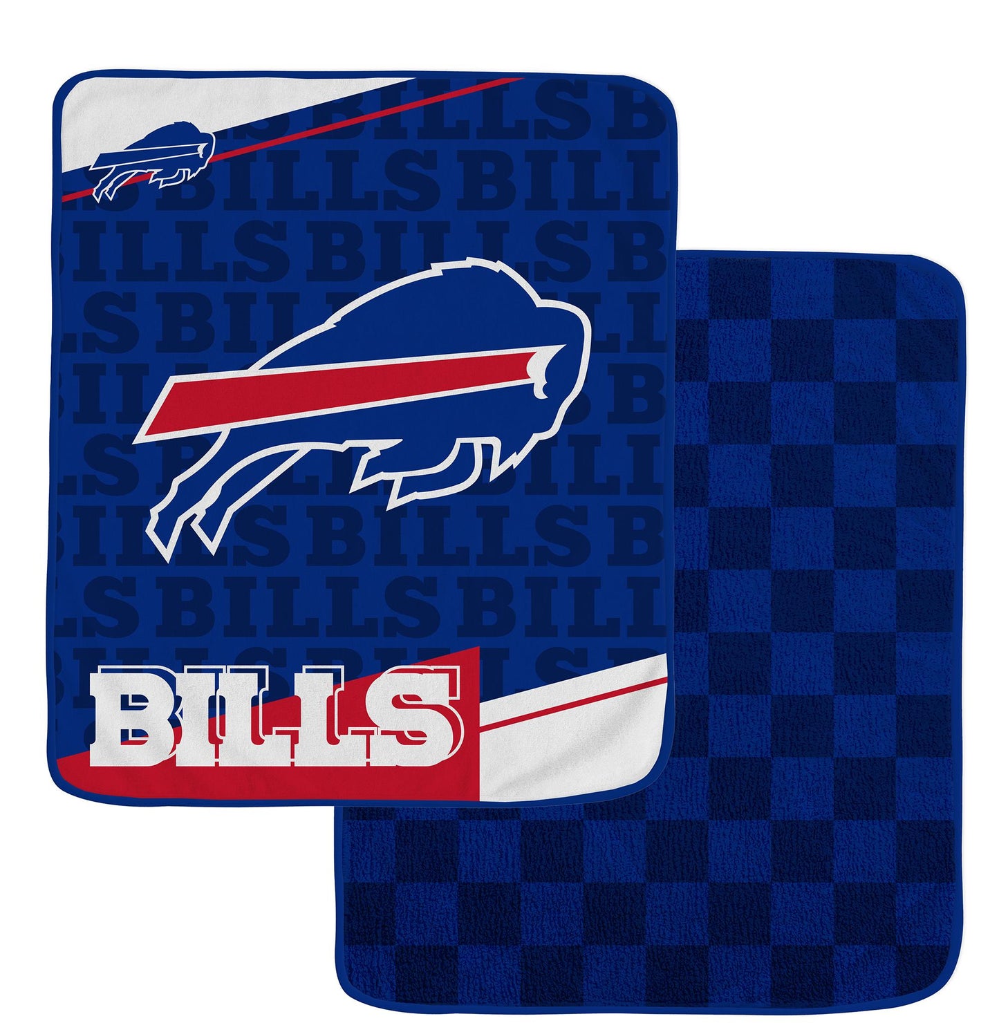 NFL Diagonal Ghost Checker 60x70 Blanket