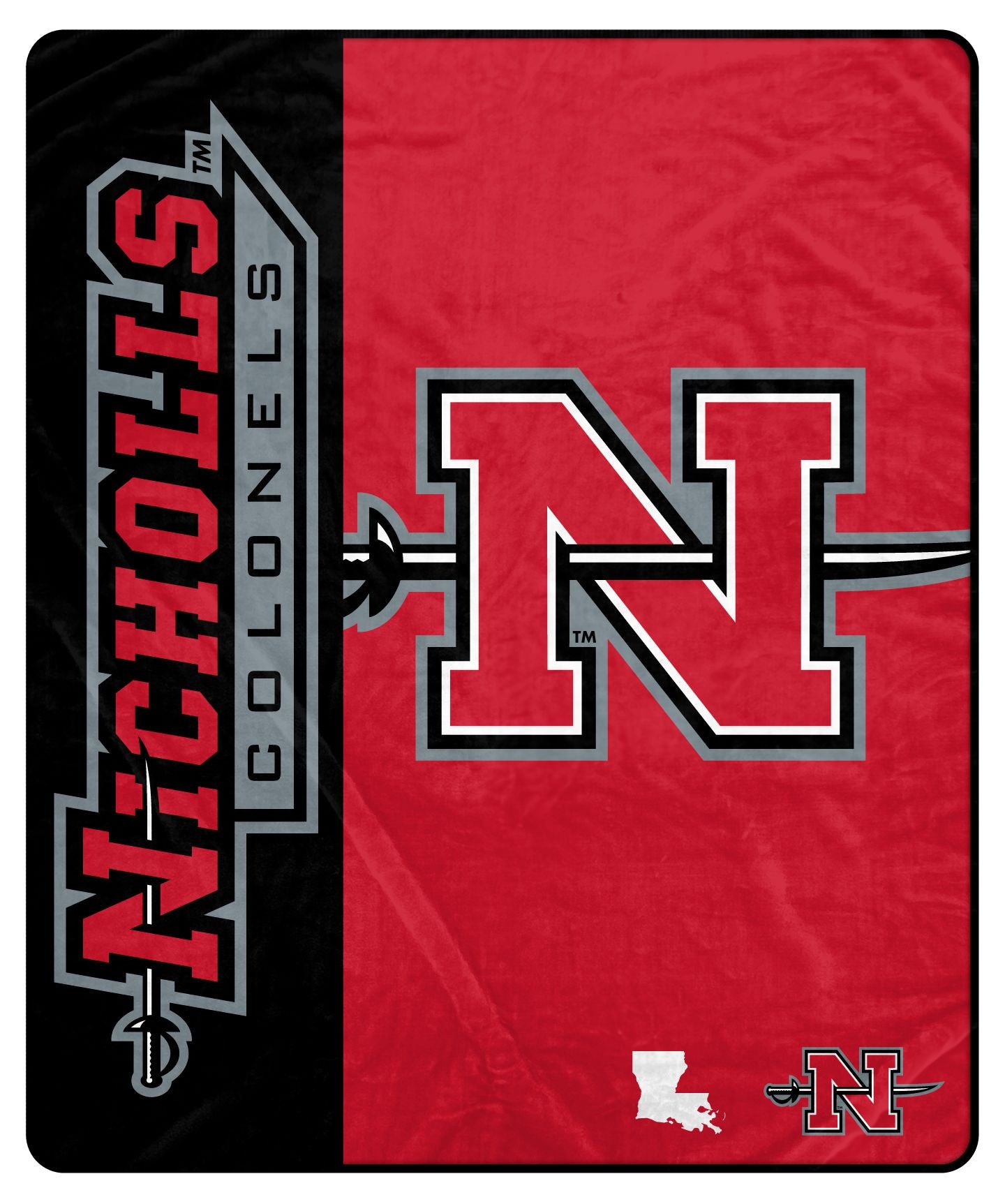 NCAA Endzone Ultra Soft Tailgate Throw