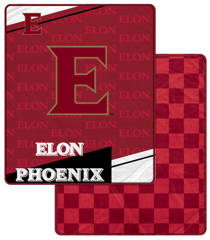NCAA Diagonal Ghost Checker 60x70 Blanket