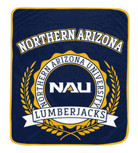 Load image into Gallery viewer, NCAA University Crest 50x60 Ultra Soft Blanket
