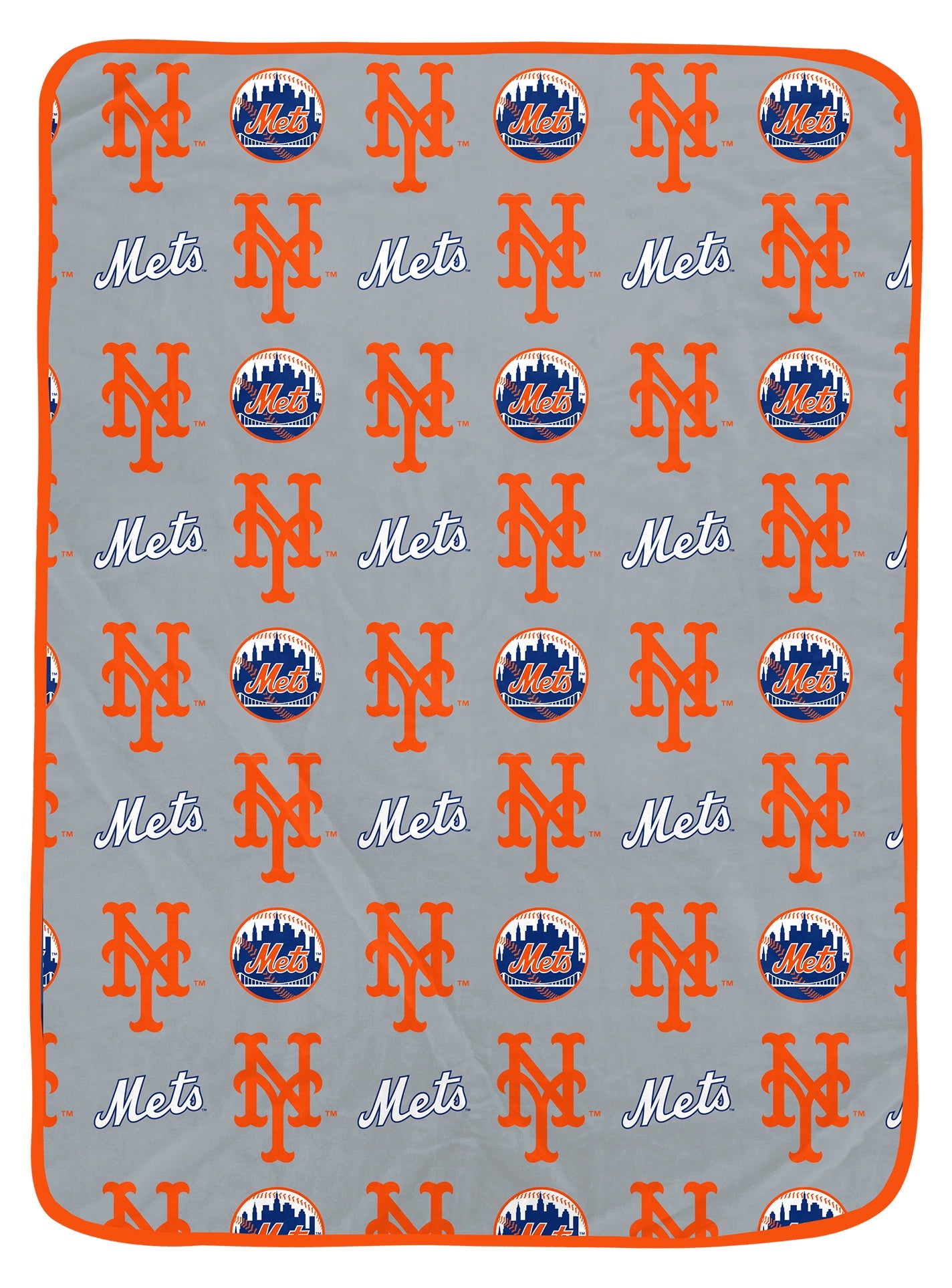 MLB Logo Roll Ultra Cozy Oversized 66x95 Blanket