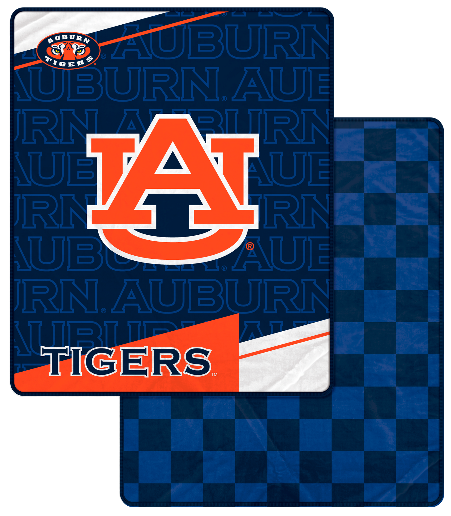 NCAA Diagonal Ghost Checker 60x70 Blanket