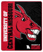 NCAA Endzone Ultra Soft Tailgate Throw