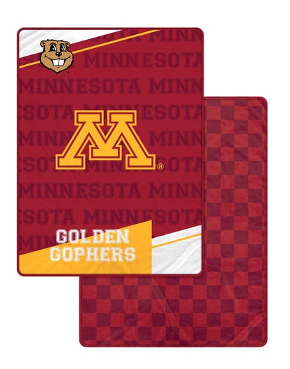 NCAA Diagonal Ghost Checker 60x70 Blanket